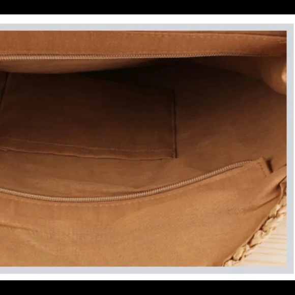 ✨CIRCULAR WOVEN STRAW RATTAN SHOULDER BAG✨ - Picture 6 of 8